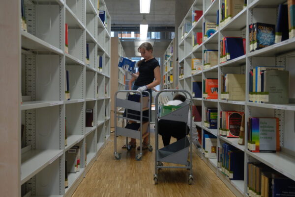 przeprowadzka czerwiec 2012 osoba układająca książki na półkach