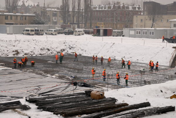 Rozpoczęcie budowy CINiB-y (grudzień 2009 r.)